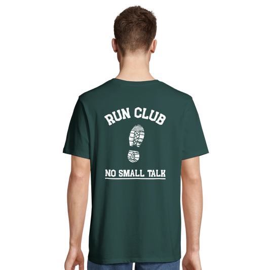 Run Club T-Shirt – grünes Laufshirt mit Statement