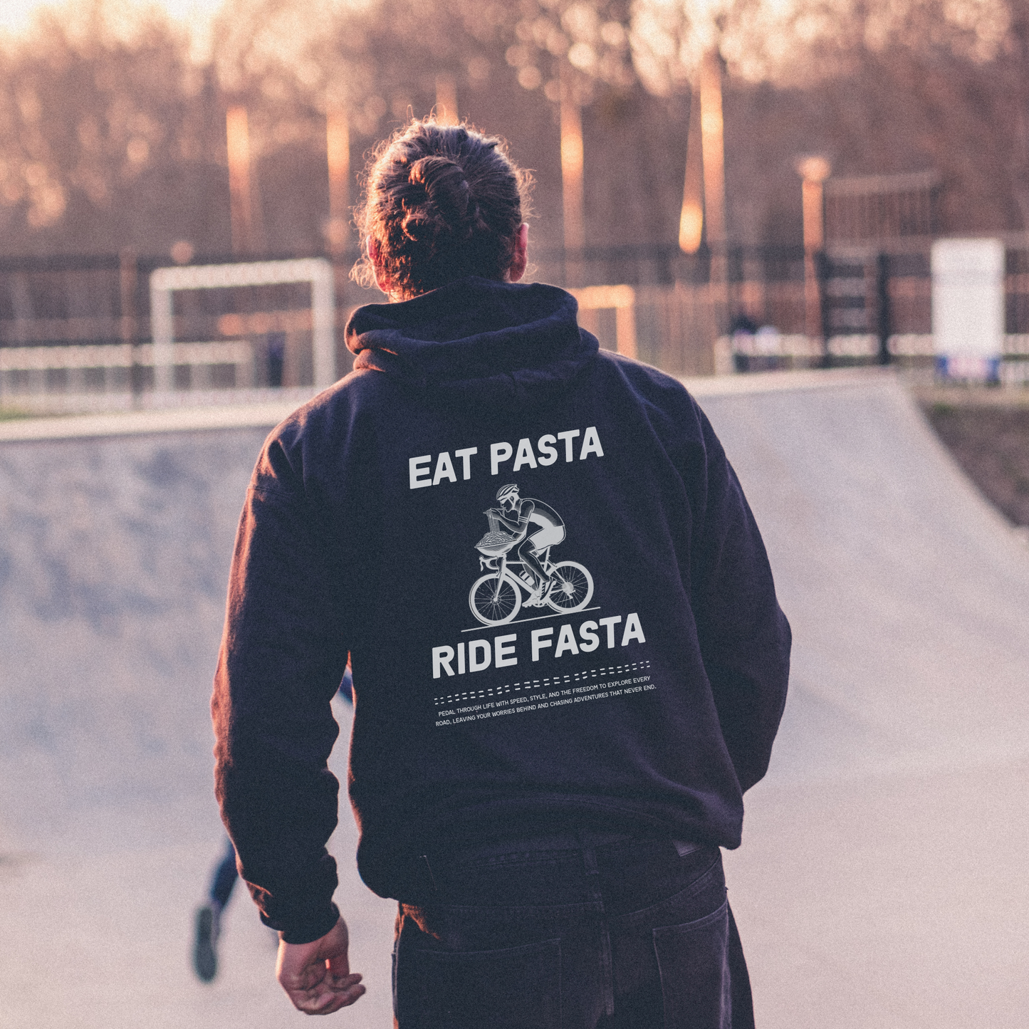 EAT PASTA, RIDE FASTA - Unisex Hoodie
