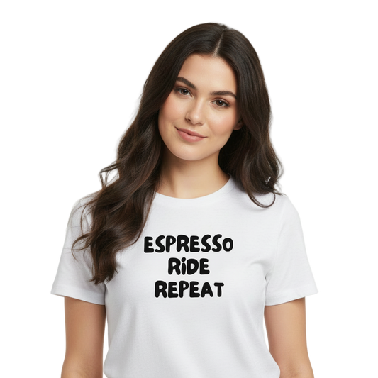 ESPRESSO. RIDE. REPEAT - Unisex T-Shirt
