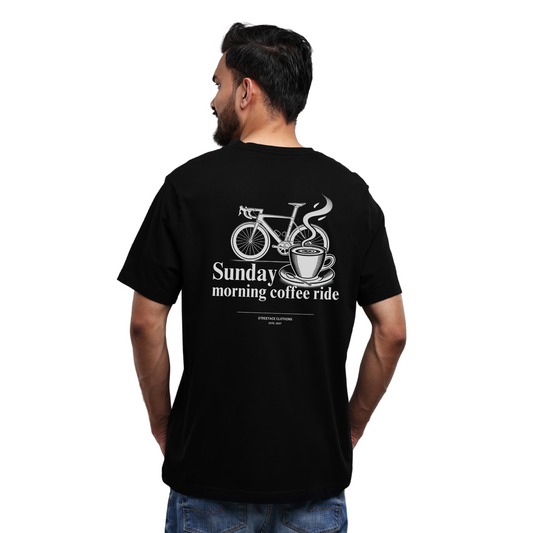 SUNDAY MORNING COFFEE RIDE - Unisex T-Shirt