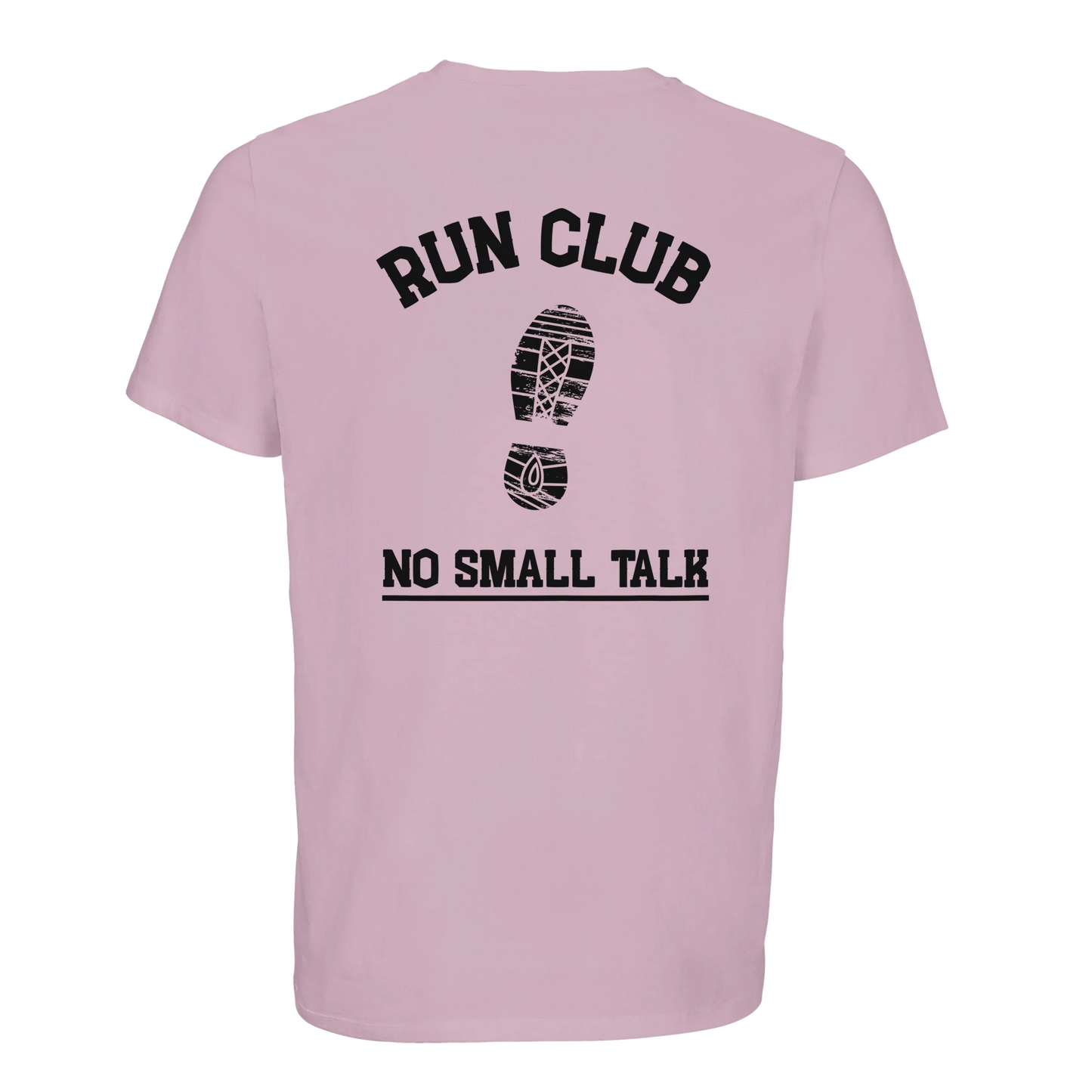 Run Club T-Shirt – rosa Laufshirt mit Statement