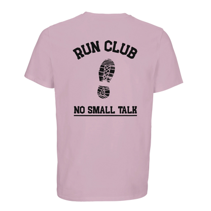 Run Club T-Shirt – rosa Laufshirt mit Statement