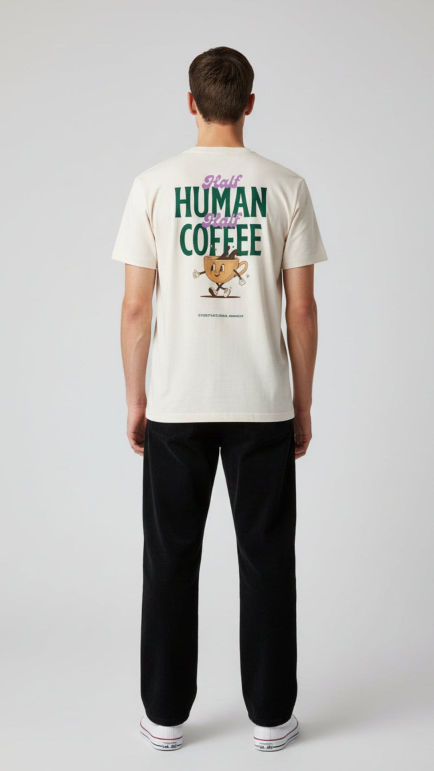 Half Human Half Coffee T-Shirt