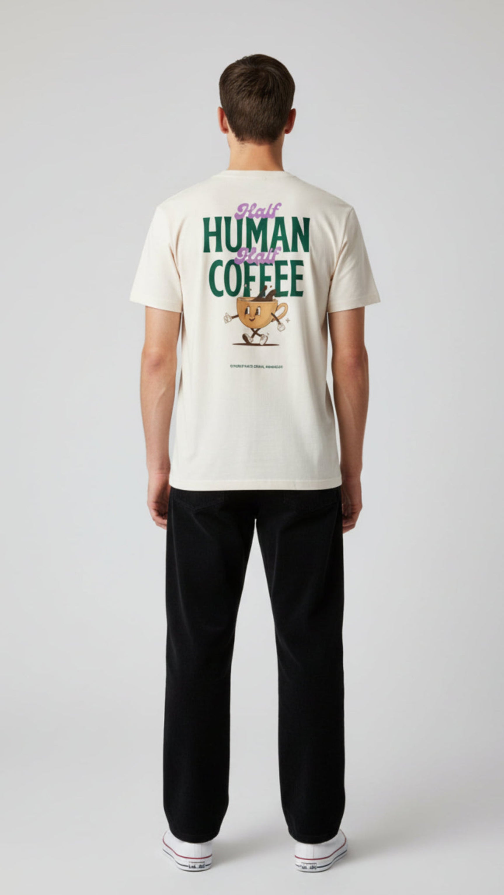 Half Human Half Coffee T-Shirt