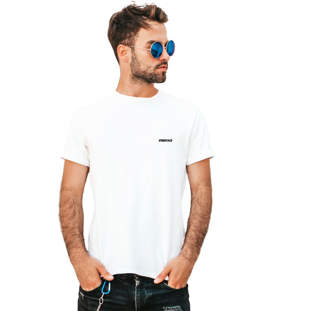 Schlichtes Streetace T-Shirt mit dezenter Logo-Stickerei auf der Brust