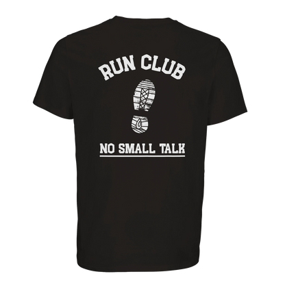 Run Club T-Shirt – schwarzes Laufshirt mit Statement