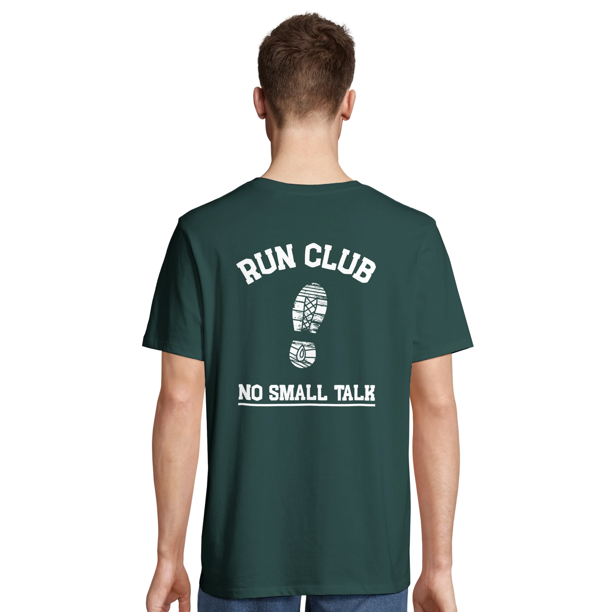Run Club T-Shirt – grünes Laufshirt mit Statement