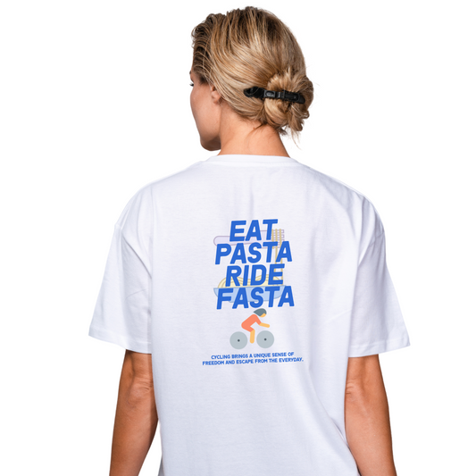 EAT PASTA RIDE FASTA - Unisex T-Shirt