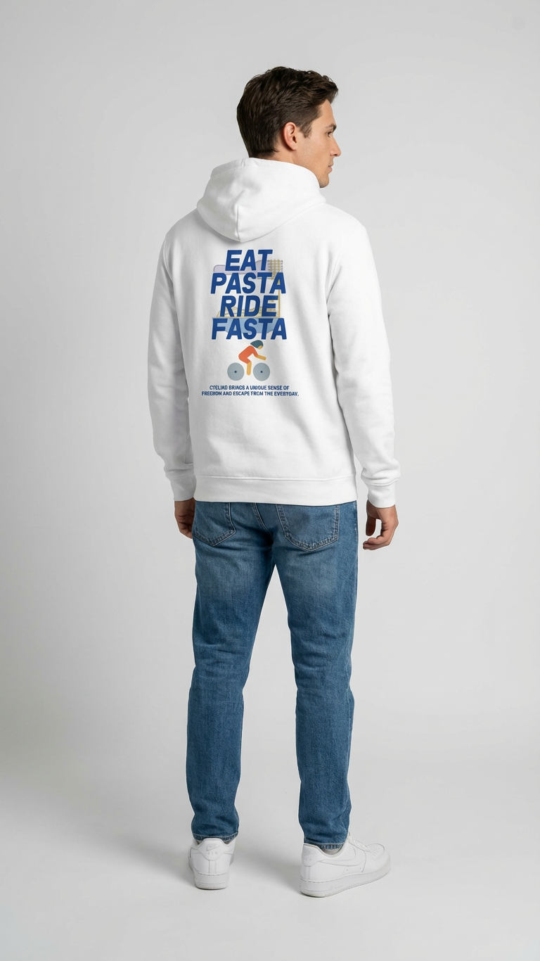 EAT PASTA, RIDE FASTA - Unisex Hoodie