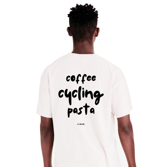 COFFEE, CYCLING, PASTA - Unisex T-Shirt