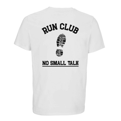 Run Club T-Shirt – weißes Laufshirt mit Statement